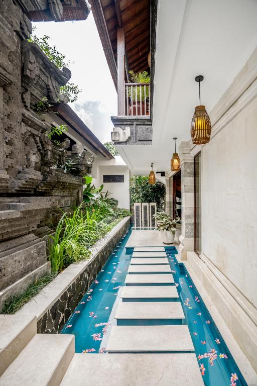 Bazén v ubytování Kano Sari Ubud Villas nebo v jeho okolí