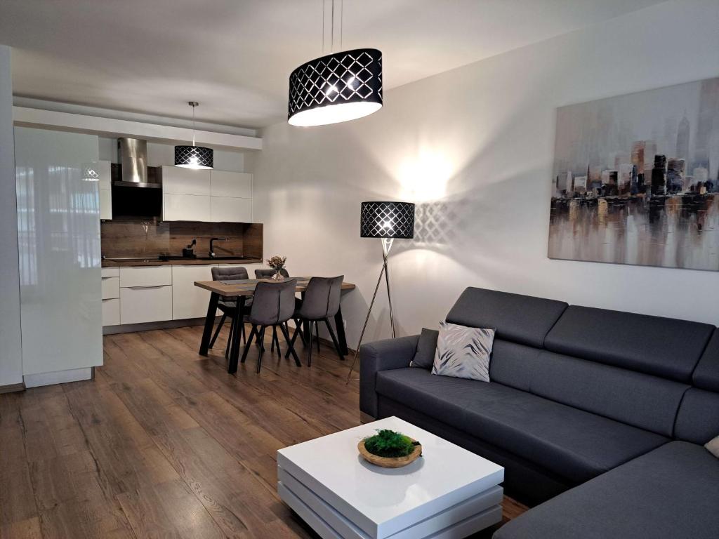 Kuchyň nebo kuchyňský kout v ubytování Tabáň Halifax apartment - city center & free parking
