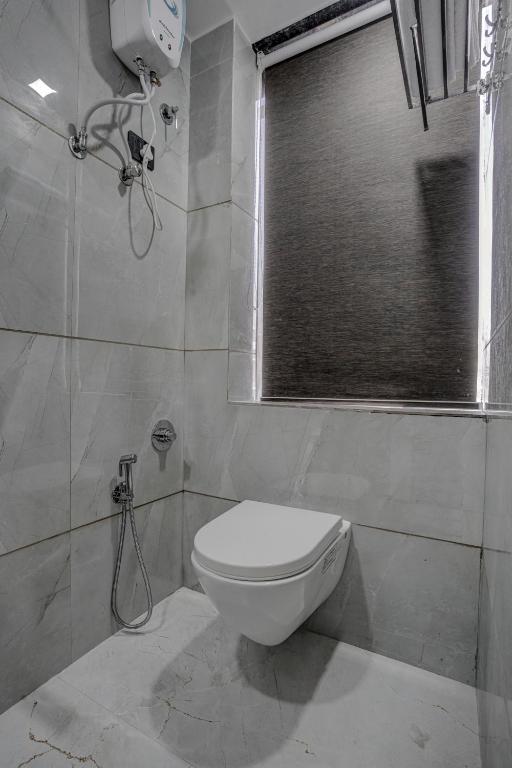 Koupelna v ubytování Hotel Paris Plaza