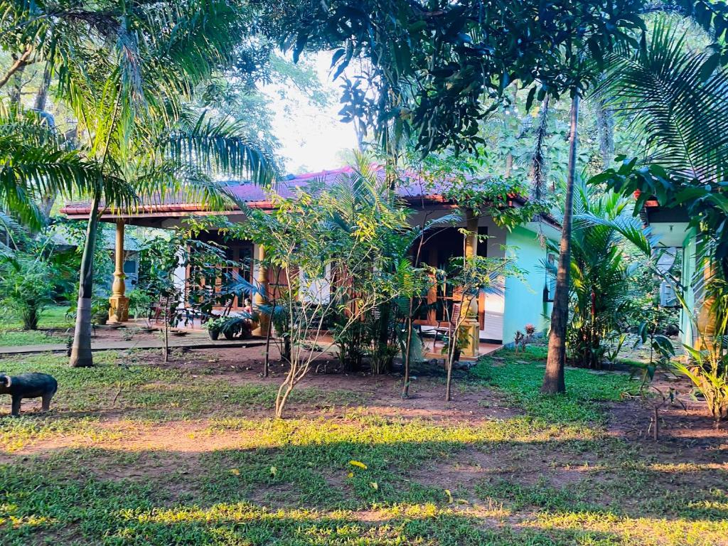 Zahrada ubytování Sigiriya Ranasinghe Nature Villa