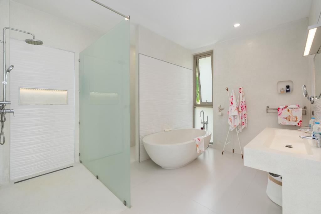 Koupelna v ubytování Villa Cocoon