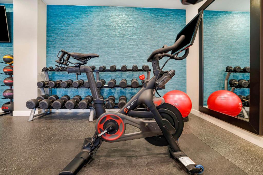 Fitness centrum a/nebo fitness zařízení v ubytování Home2 Suites Plano Legacy West