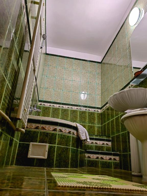 Koupelna v ubytování Hotel Triumph