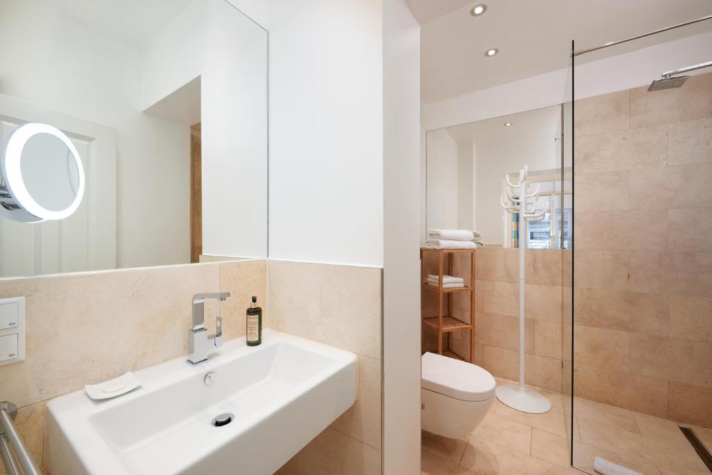 Koupelna v ubytování Design-Boutique Hotel Vosteen