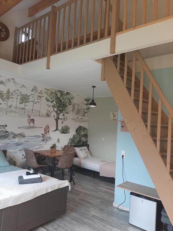 Posezení v ubytování b&b de Wensput