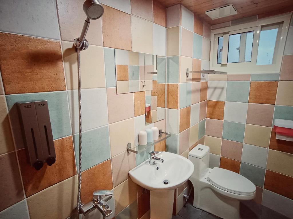 Koupelna v ubytování 東海小時光 Tong Hai Time Homestay