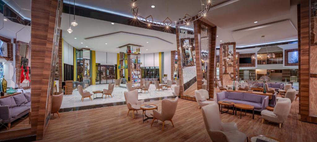 Posezení v ubytování Botanik Platinum Hotel