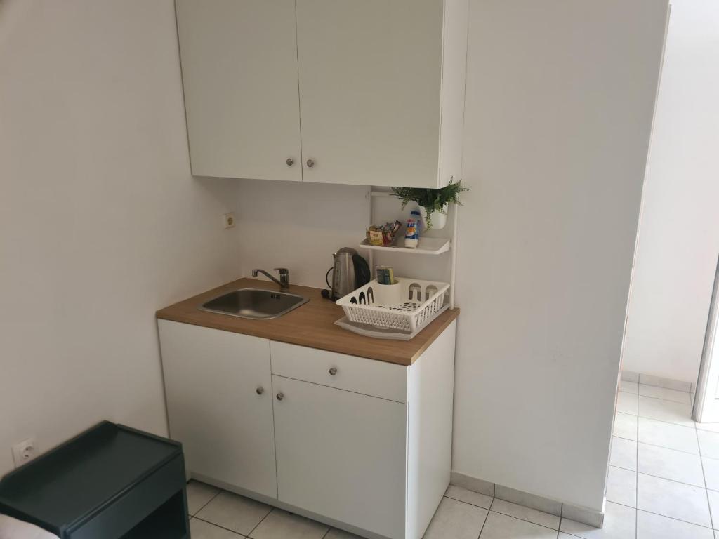 Kuchyň nebo kuchyňský kout v ubytování Cost Mari Almyrida New by ZAGO Boutiqe hotels