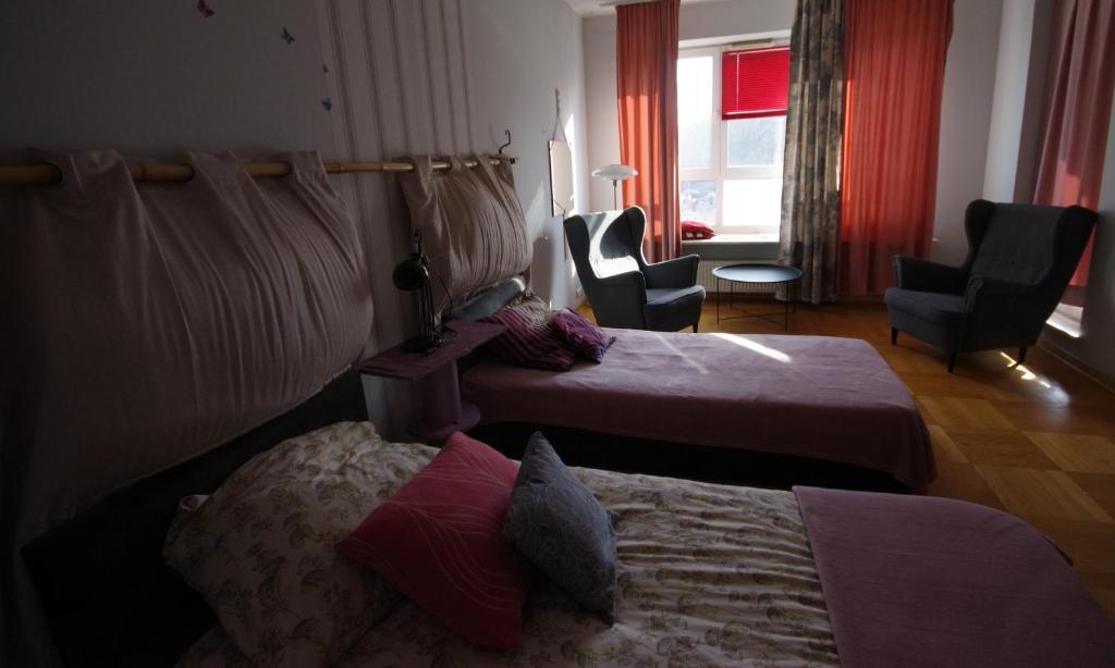 Postel nebo postele na pokoji v ubytování ToTuToTam