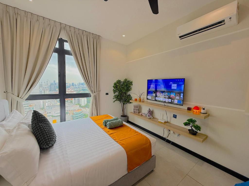 Neu Suites By Serenity Homes Near Gleneagles, KLCC & LRT - Appartamento Monolocale Con Un Letto Matrimoniale