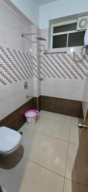 Koupelna v ubytování Hotel KSR Grand