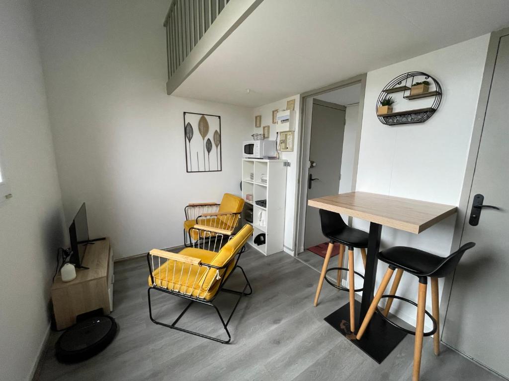Posedenie v ubytovaní Immeuble Les Perdrix