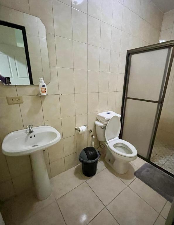Koupelna v ubytování RequenaS