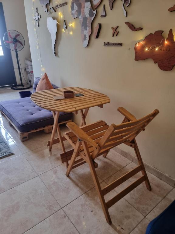 Posezení v ubytování Space Hostel