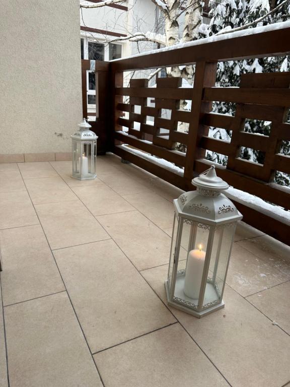 Balkón nebo terasa v ubytování Nomakop5