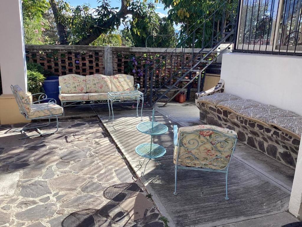 Balkón nebo terasa v ubytování Casa Carlotta