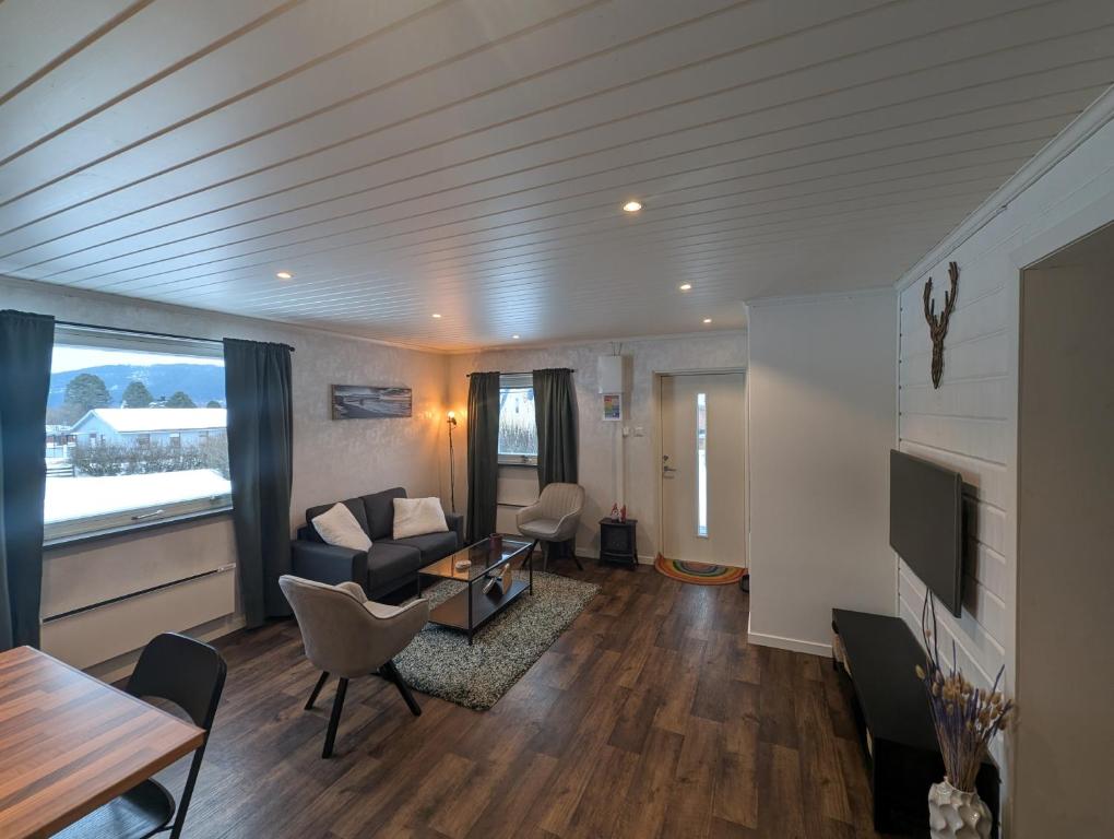 TV a/nebo společenská místnost v ubytování Guesthouse Olivier