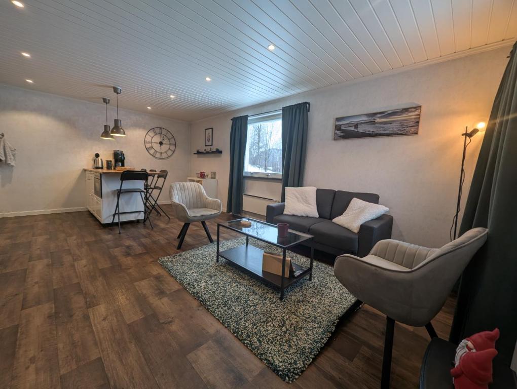 Kuchyň nebo kuchyňský kout v ubytování Guesthouse Olivier