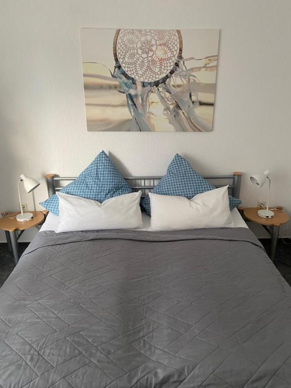 Postel nebo postele na pokoji v ubytování Apartment Traumzeit