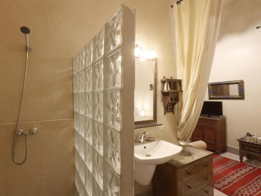 Koupelna v ubytování Riad Villa Elgada