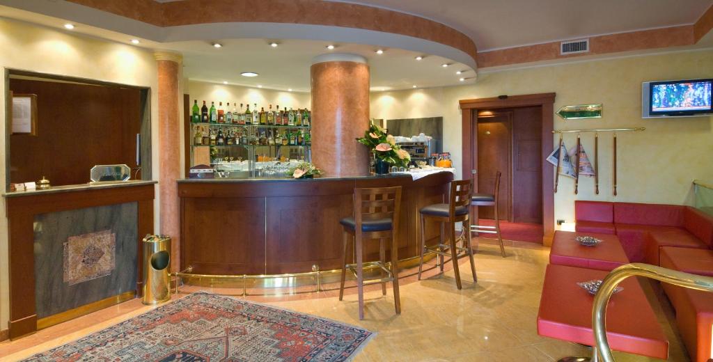 Lounge nebo bar v ubytování AS Hotel Monza