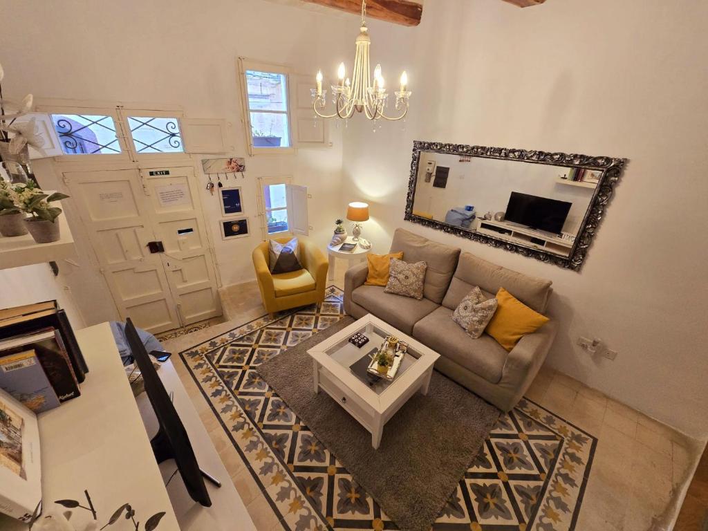 Posezení v ubytování Amelie - Charming Townhouse in the heart of Rabat