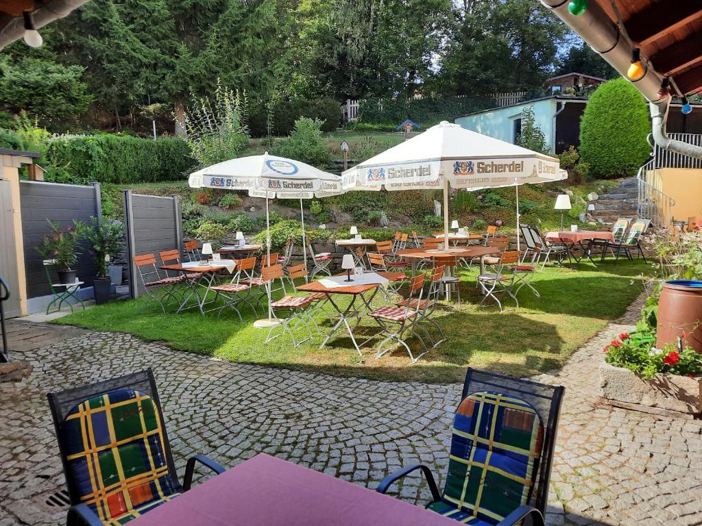 Zahrada ubytování Landgasthof Grüner Baum