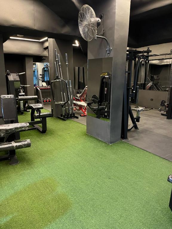 Fitness centrum a/nebo fitness zařízení v ubytování Sun Hostel