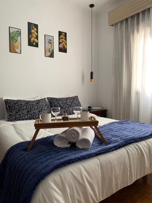 Postel nebo postele na pokoji v ubytování Casa melo