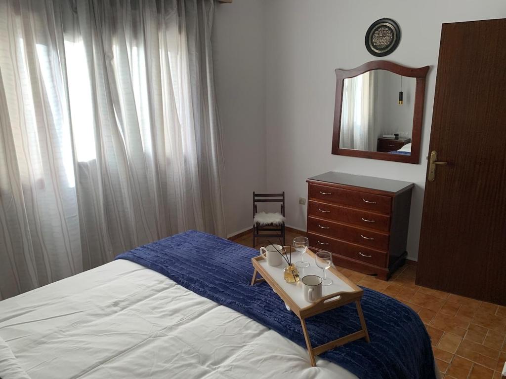 Postel nebo postele na pokoji v ubytování Casa melo
