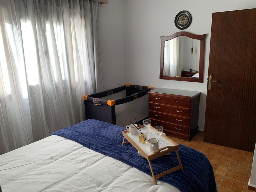 Postel nebo postele na pokoji v ubytování Casa melo