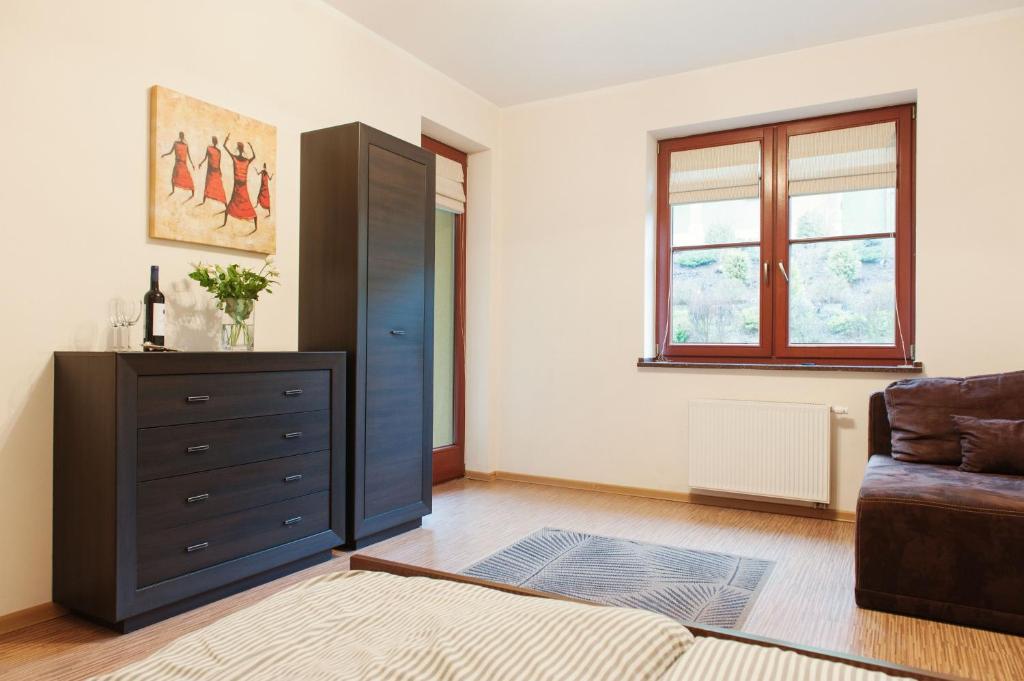Posedenie v ubytovaní Apartament TSO Parkowa Polana