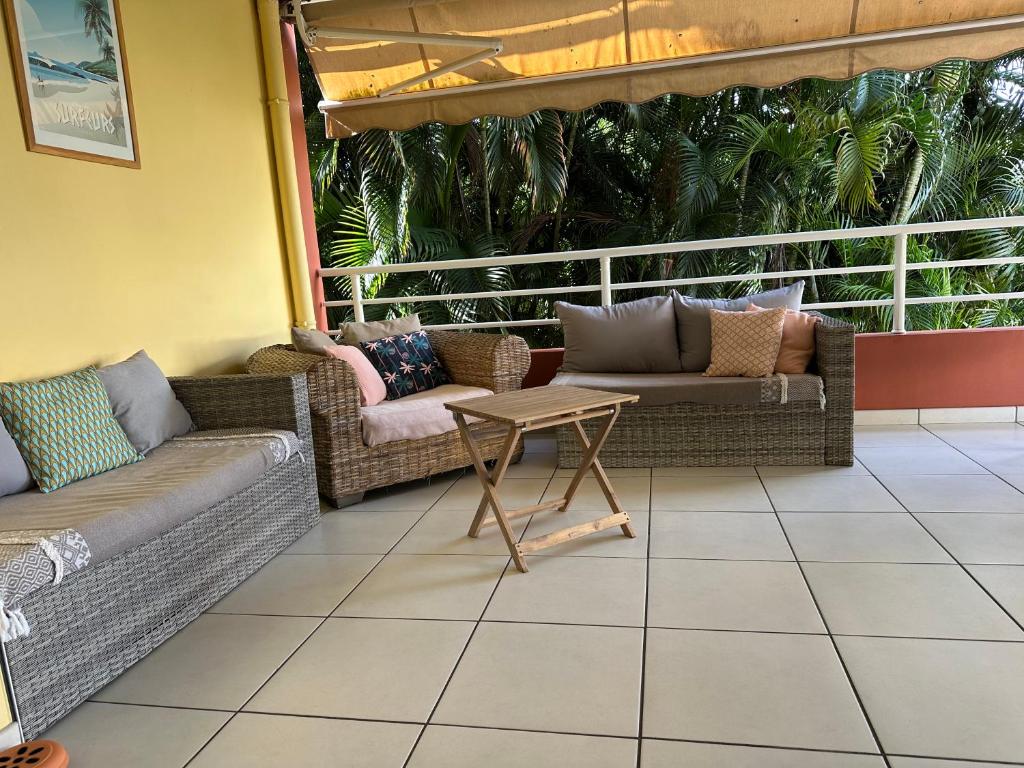 Posezení v ubytování Appartement Ti Vaniy, T3, Anse Mitan, Trois ilets, Martinique