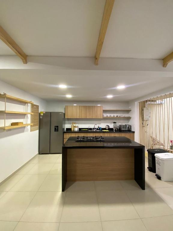 Kuchyň nebo kuchyňský kout v ubytování Casa Serena
