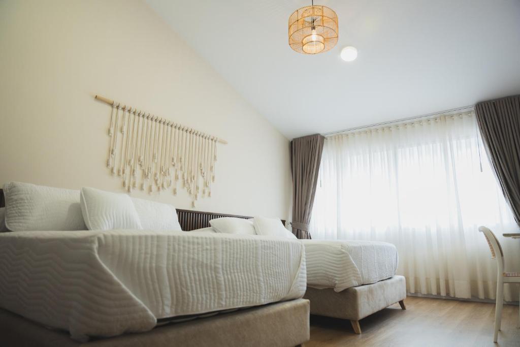 Postel nebo postele na pokoji v ubytování Casa Serena