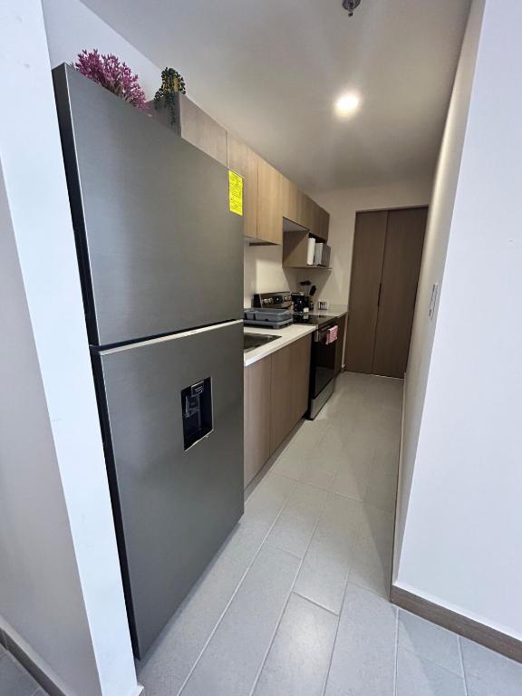 Kuchyň nebo kuchyňský kout v ubytování Loft Chic en Cipreses