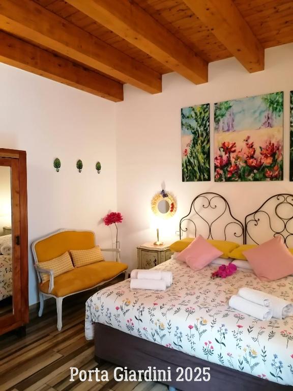 Postel nebo postele na pokoji v ubytování Casa Busari