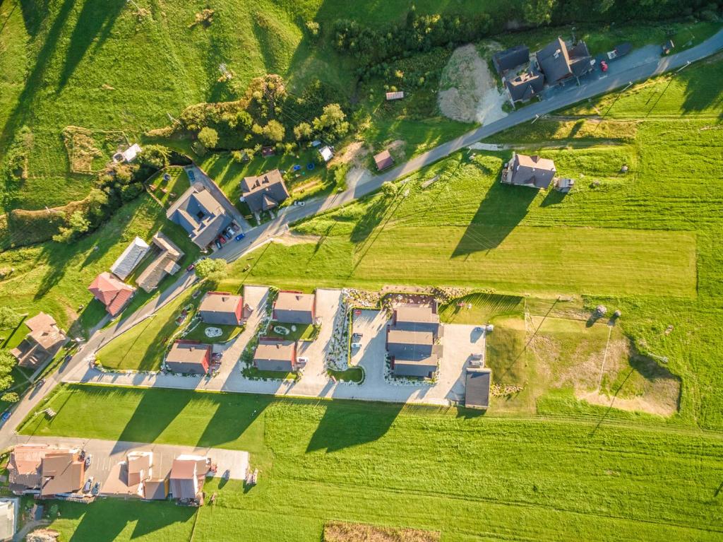 Letecký snímek ubytování Mountain Resort Ždiar - Chalets
