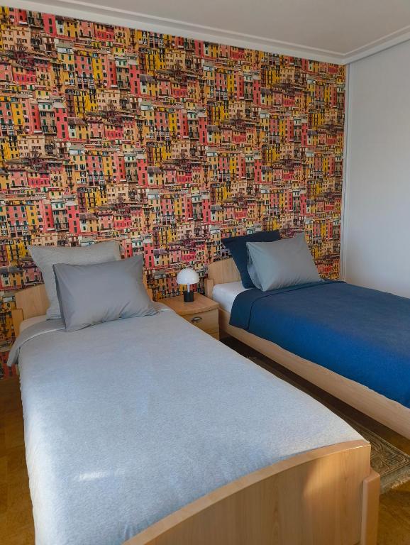 Postel nebo postele na pokoji v ubytování Spelaan