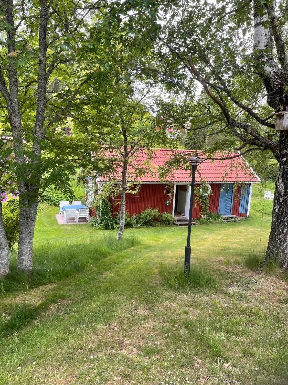 Zahrada ubytování Stuga Björkdalen
