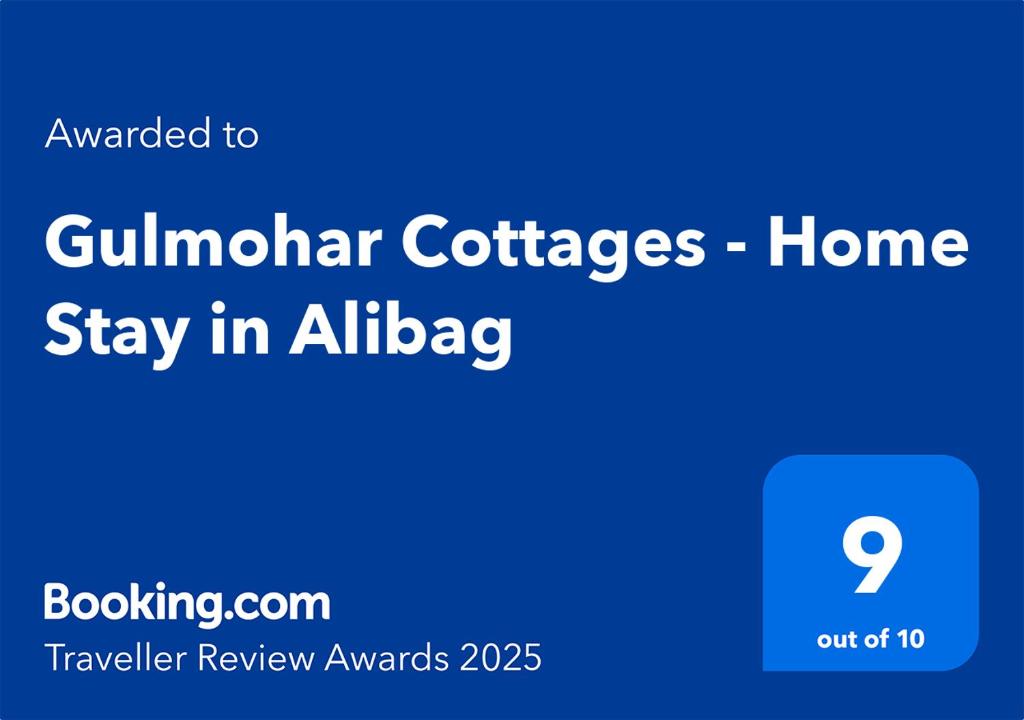 Gulmohar Cottages - Home Stay in Alibag的证书、奖牌、标识或其他文件