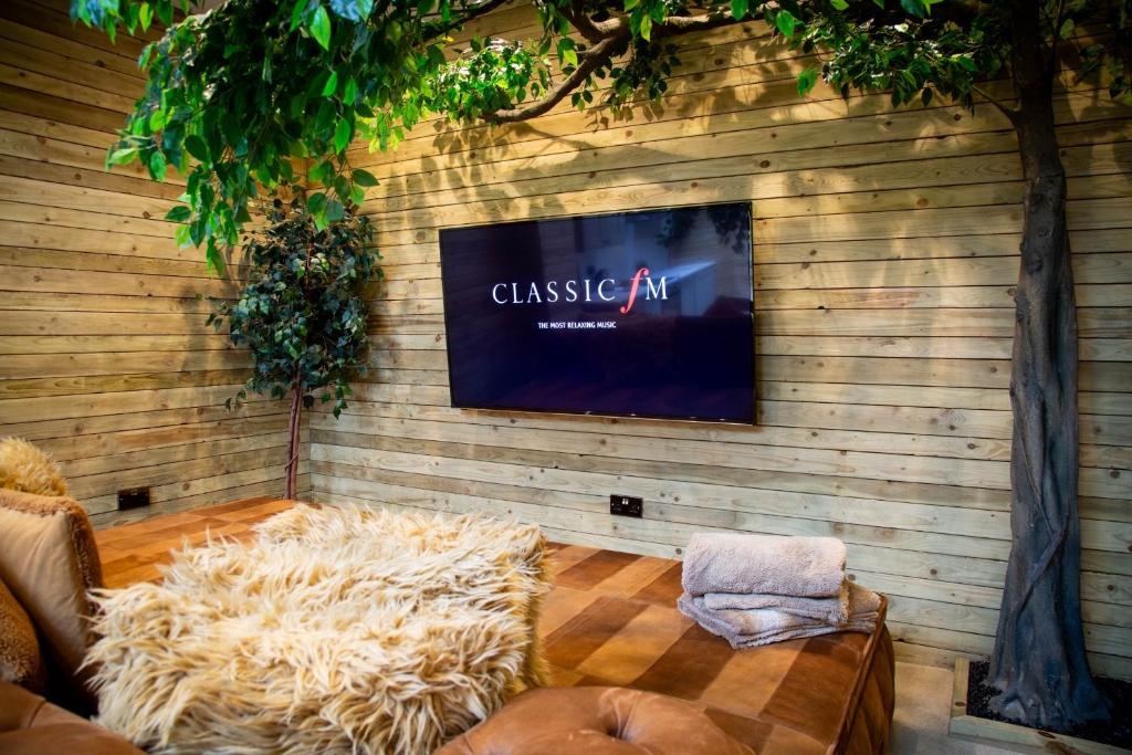 TV a/nebo společenská místnost v ubytování The Hotel Chester