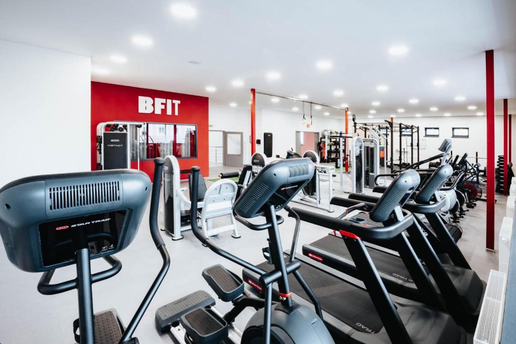 Fitness centrum a/nebo fitness zařízení v ubytování Hotel Artaban