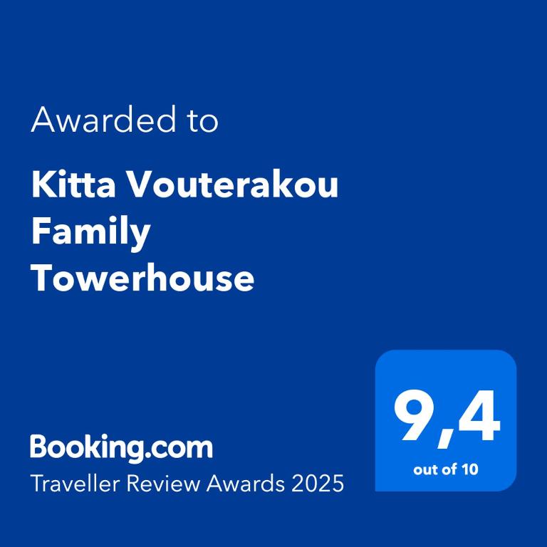 Certifikát, hodnocení, plakát nebo jiný dokument vystavený v ubytování Kitta Towerhouse