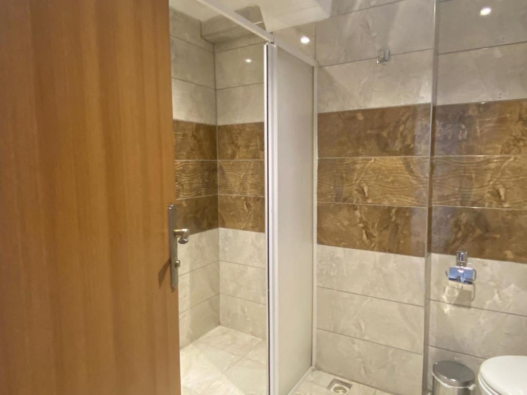 Koupelna v ubytování Bouvardia Inn