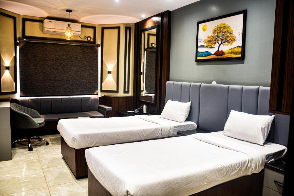 Posezení v ubytování Hotel Hello Jeypore