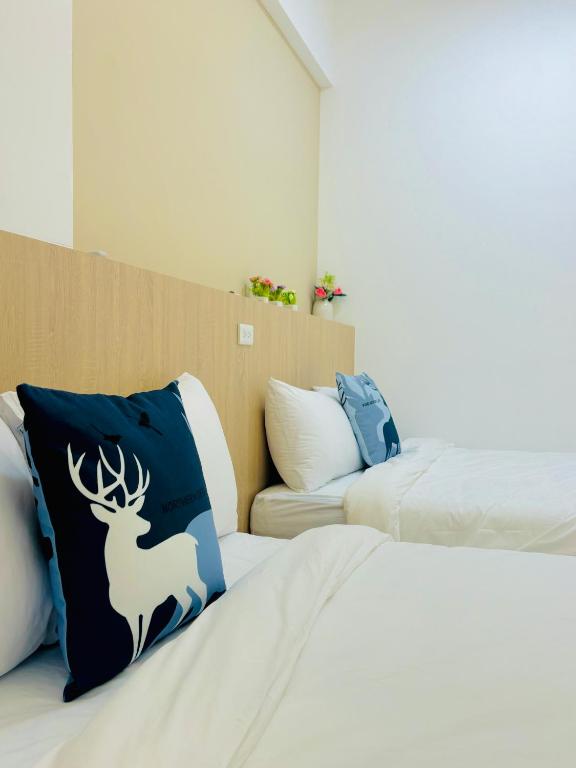 Postel nebo postele na pokoji v ubytování ARK Travel B&B