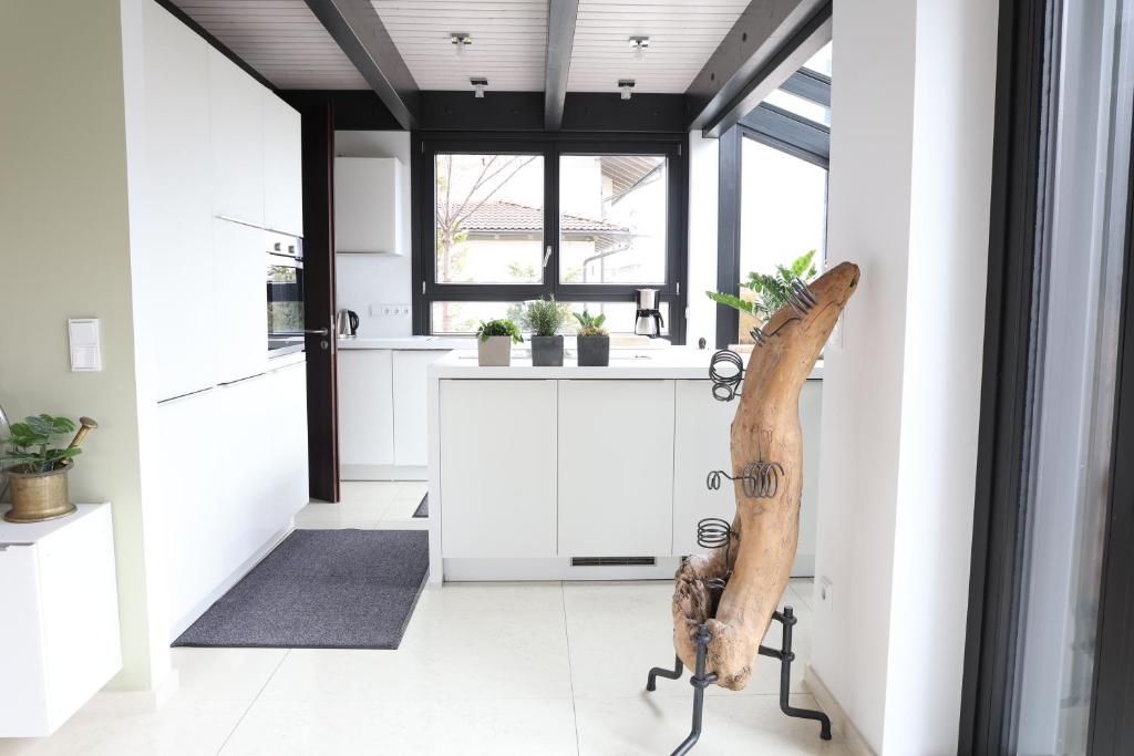 Kuchyň nebo kuchyňský kout v ubytování Residence