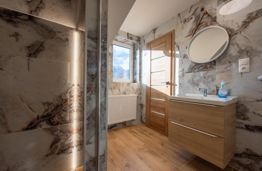 Koupelna v ubytování Hotel Tulipan