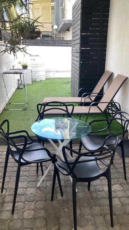 Patio nebo venkovní prostory v ubytování Villa Paradis à 100m de la plage